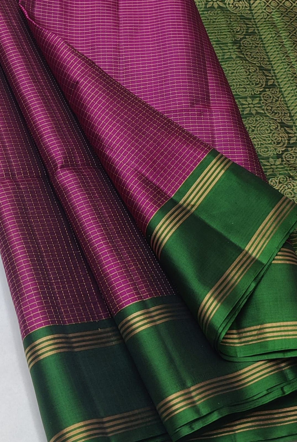 Pure Kanjeevaram Soft Silk Saree